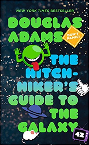 The Hitchhiker's Guide to the Galaxy book cover